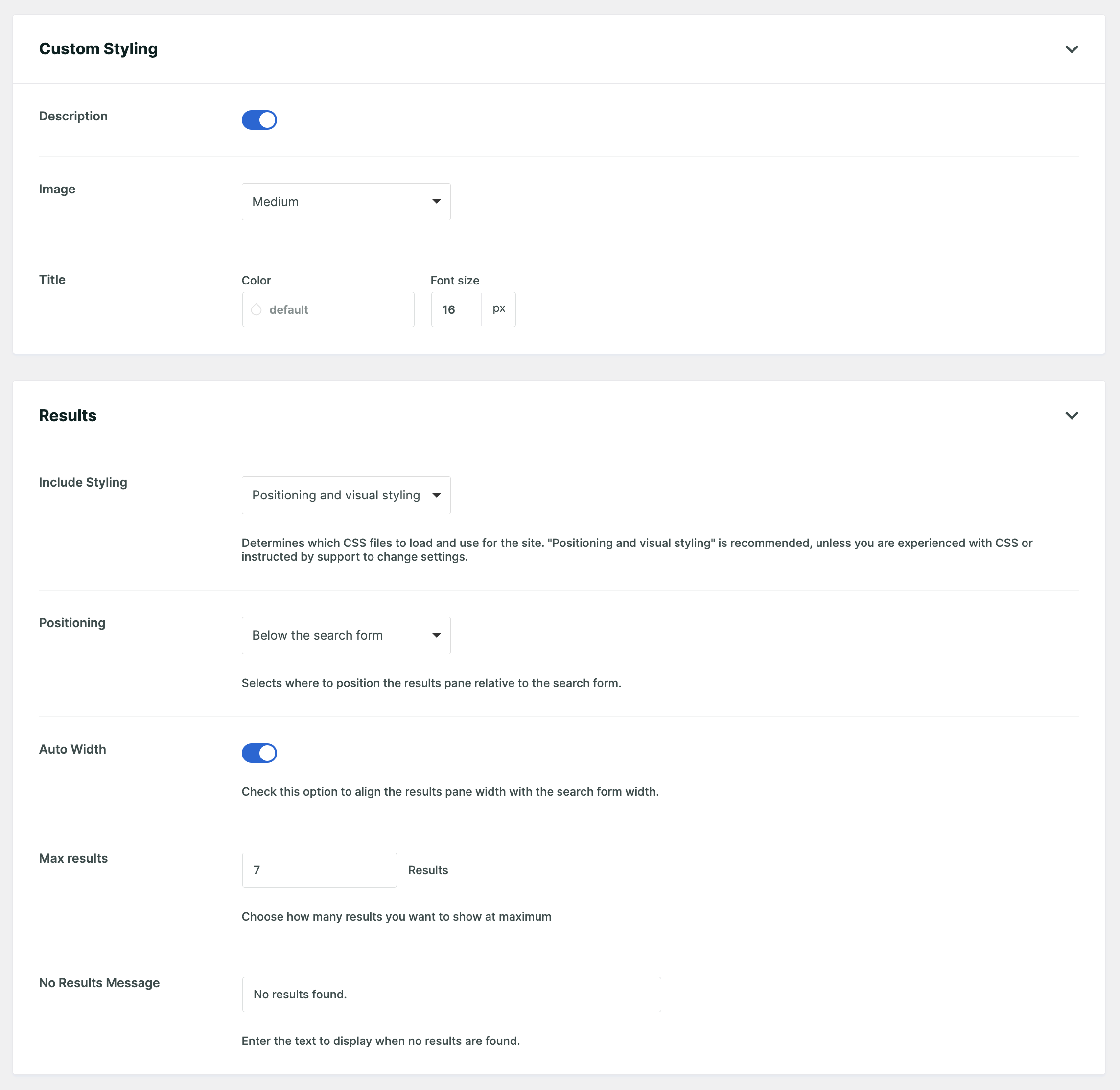 How To Add Live Search To WordPress For Free: Modify Search Results Step 3