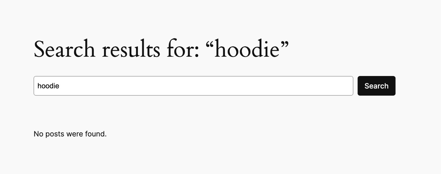 no-results-found - SearchWP How to Fix WordPress Search Not Working (4 Main Issues Fixed): No results search