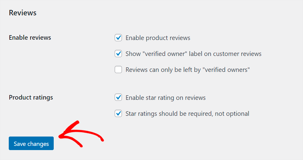 press Save Changes