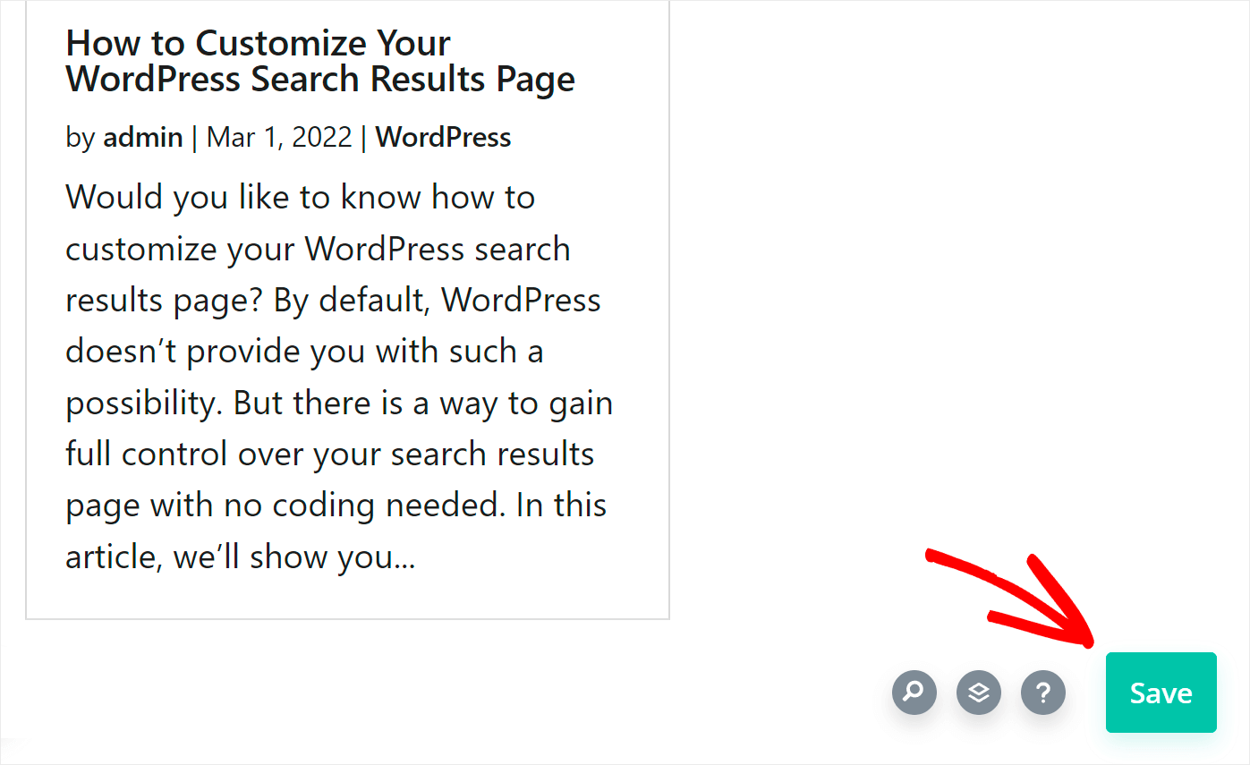 press Save to save your changes