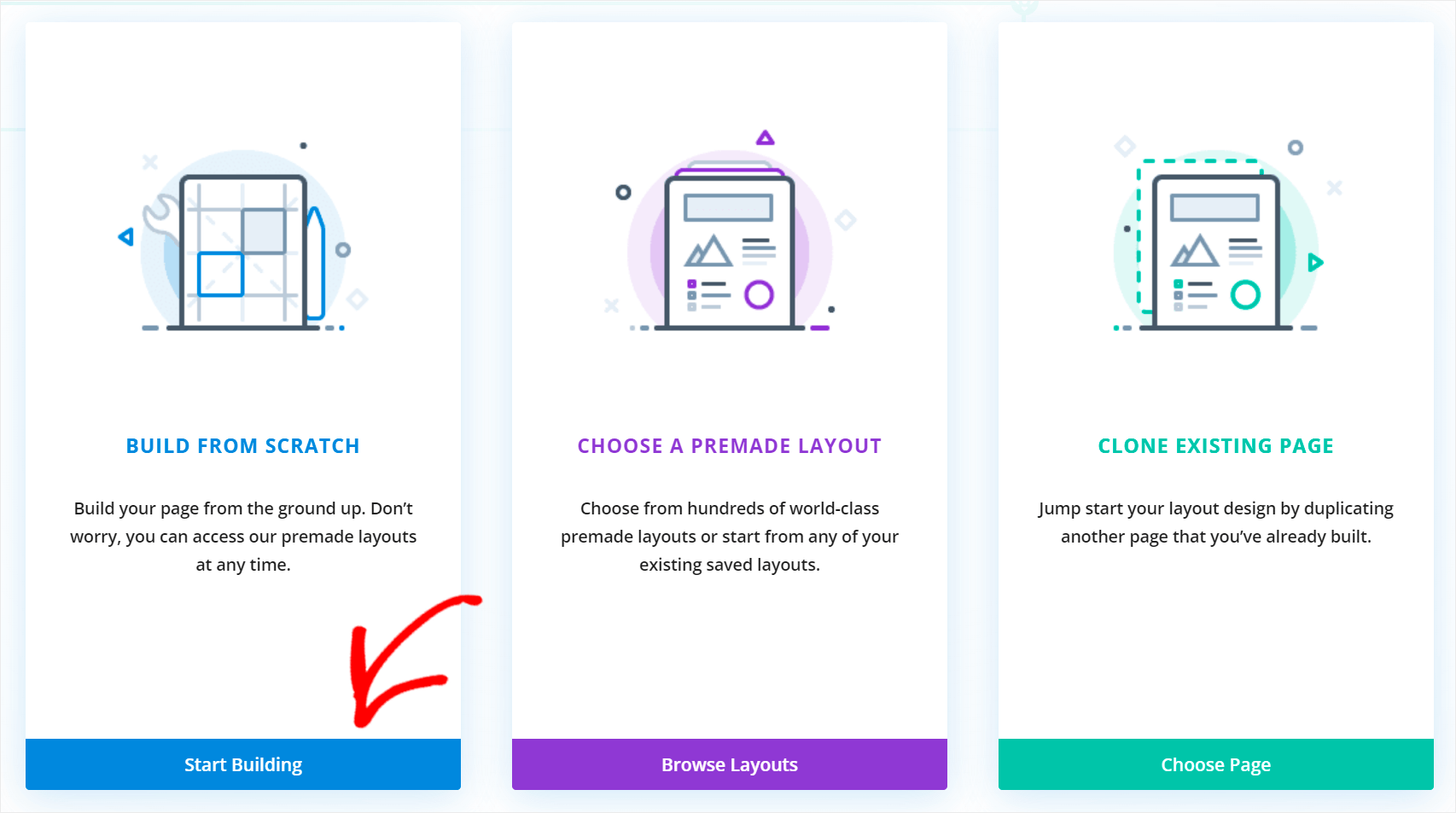 press Start Building