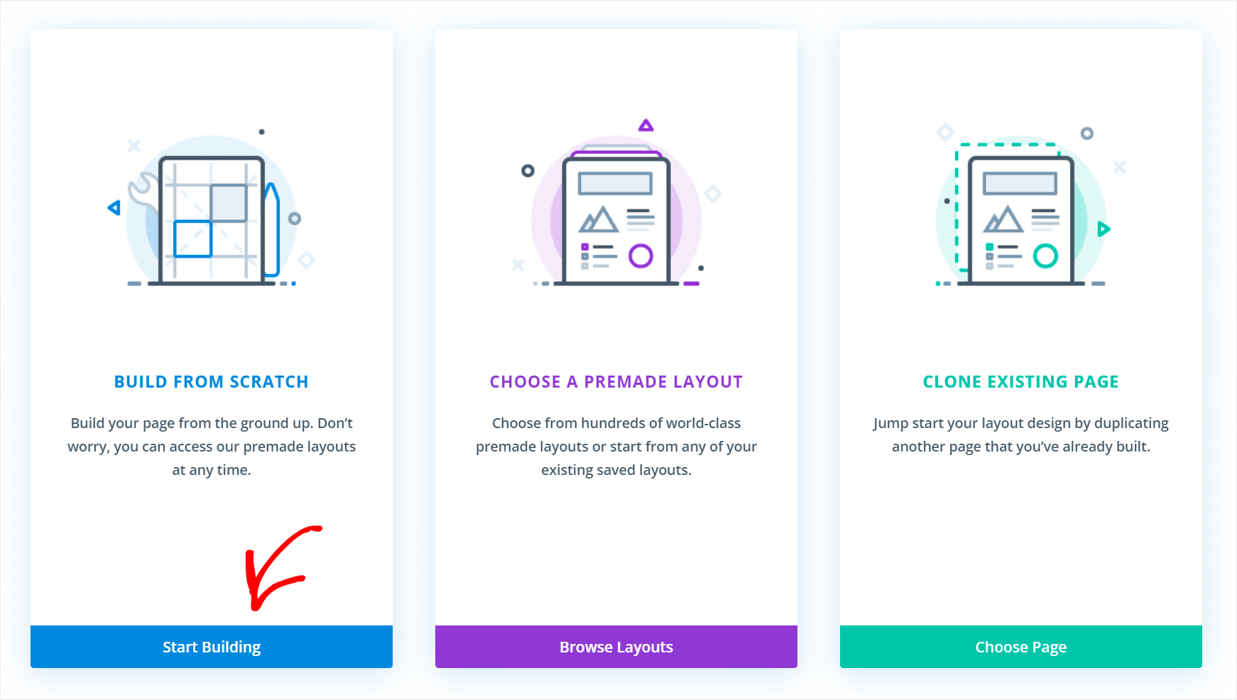 press Start Building