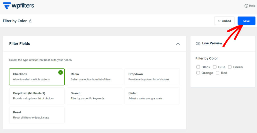 Save product attribute filter - SearchWP Save product attribute filter