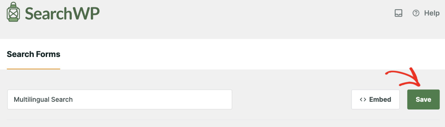 How to make multilingual sites searchable in WordPress: Creating a search form step-3