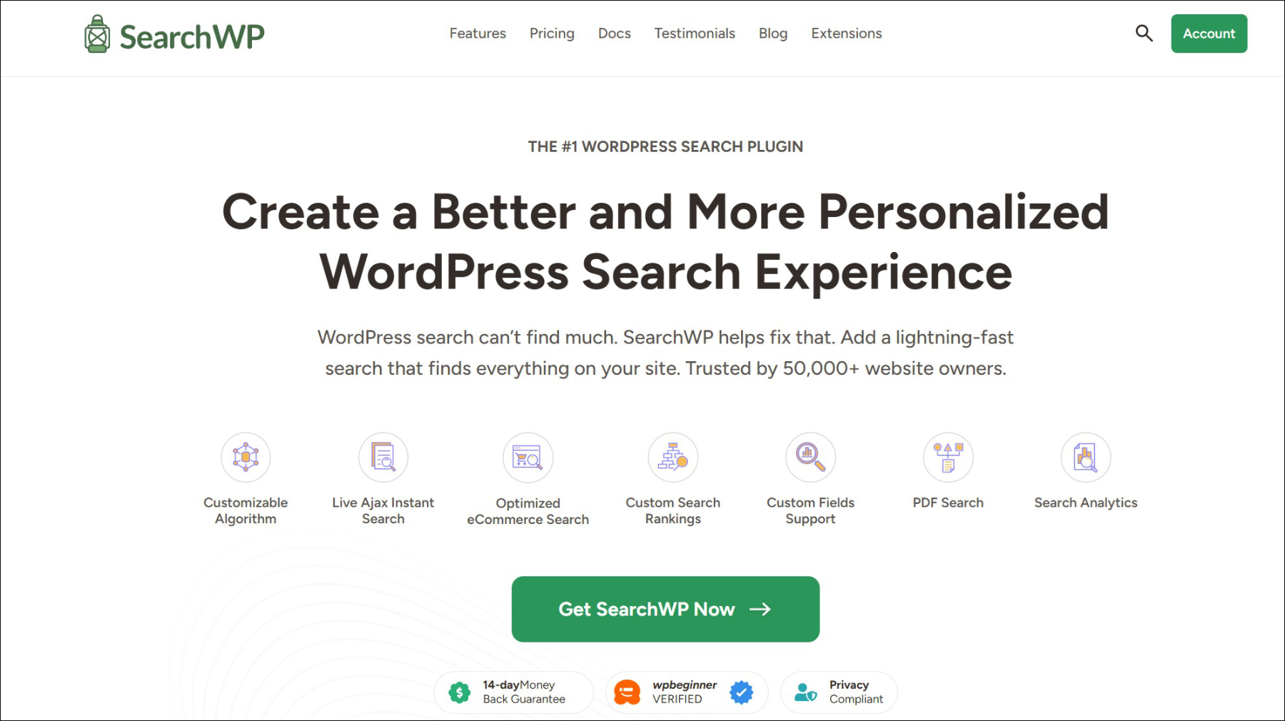 SearchWP - Best WordPress Search Plugin