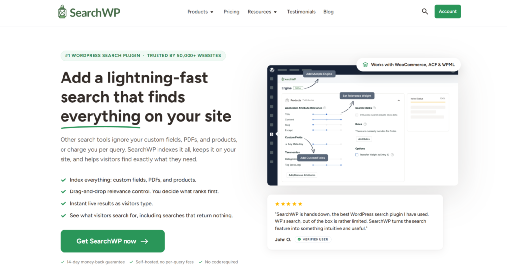 SearchWP - Bestes WordPress-Suchplugin - SearchWP SearchWP - Bestes WordPress-Suchplugin