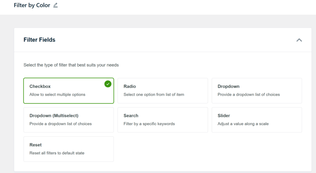 Select product attribute filter field - SearchWP Select product attribute filter field