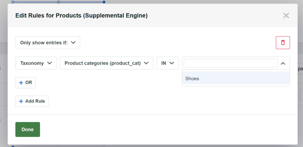 Select your category