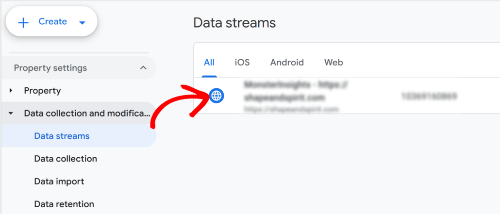 Select your data stream site - SearchWP Select your data stream site