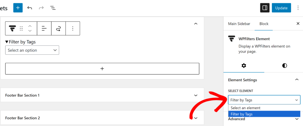 Select your filter from widgets settings - SearchWP Select your filter from widgets settings