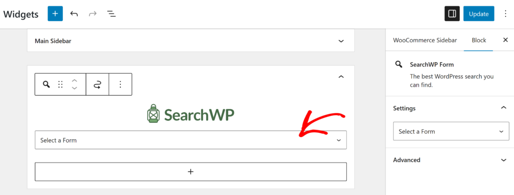Seleziona il tuo modulo per la barra laterale di WooCommerce - SearchWP Seleziona il tuo modulo per la barra laterale di WooCommerce