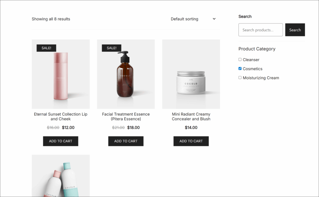 Test product category filter - SearchWP Test product category filter
