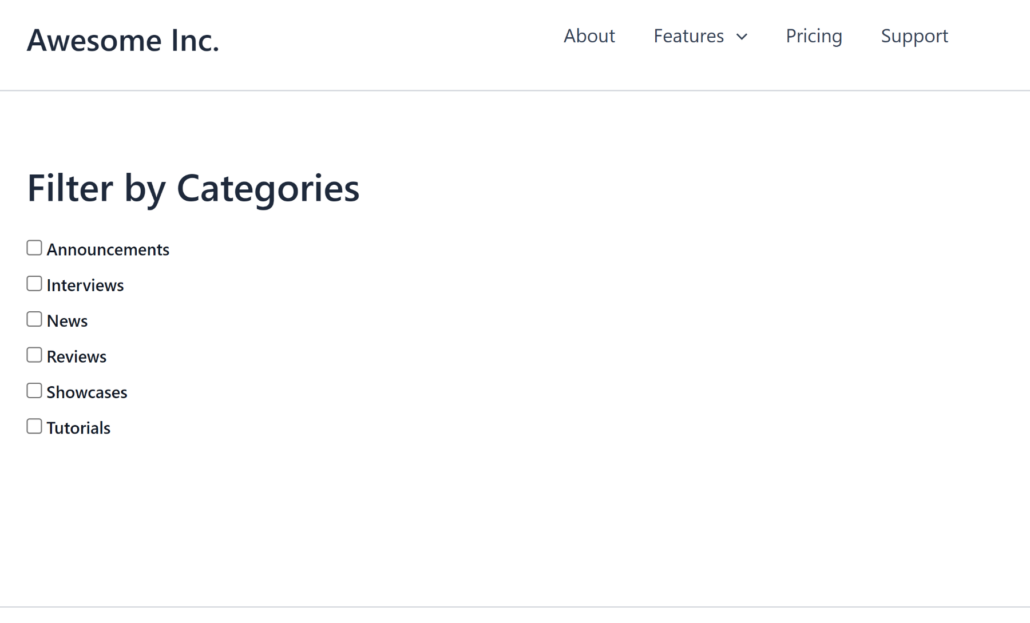 Test your new filters