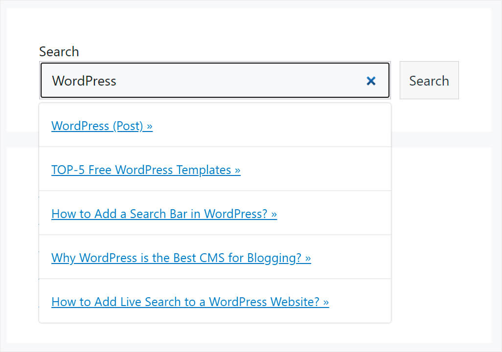 the search results - SearchWP the search results