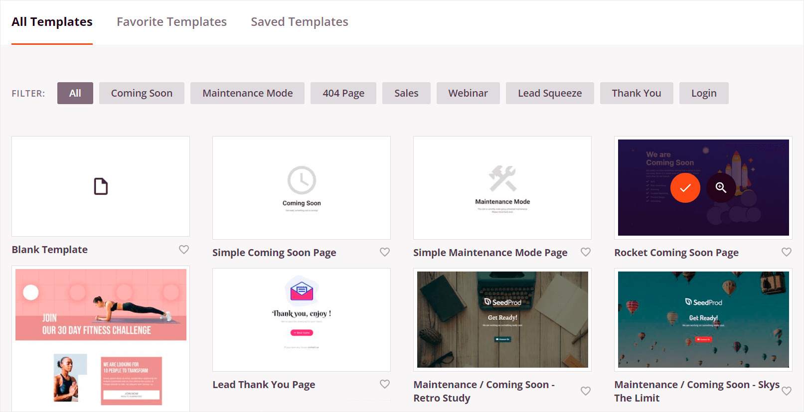 there are a lot of ready-made templates