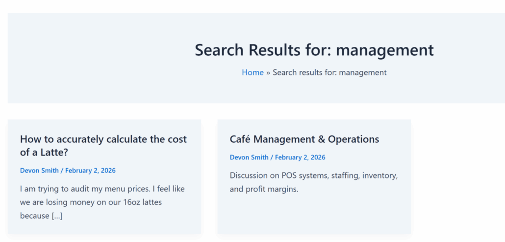 View forum search results - SearchWP View forum search results