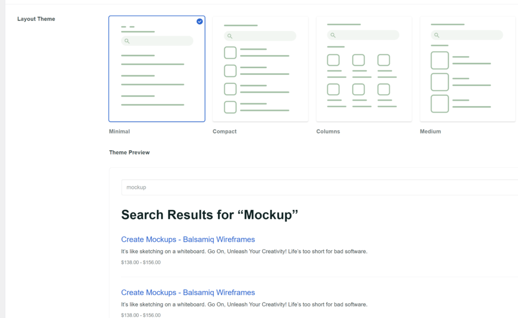 View preview of results page template - SearchWP View preview of results page template