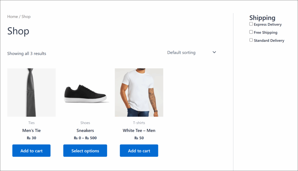 View shipping class test - SearchWP View shipping class test
