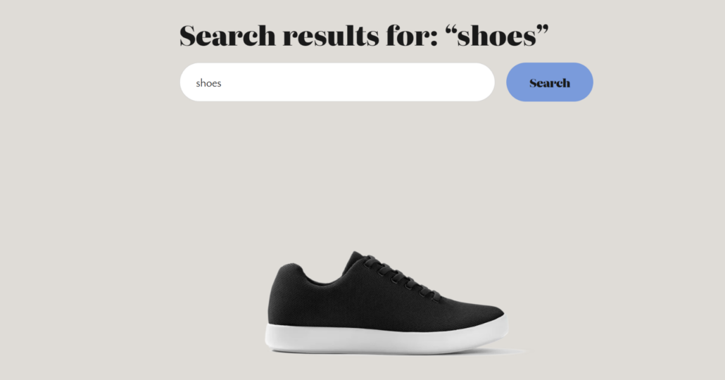 View WooCommerce category search results
