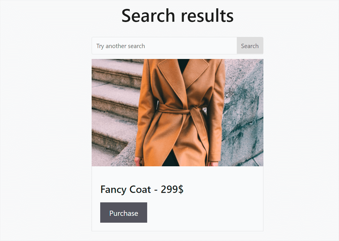 we found our product