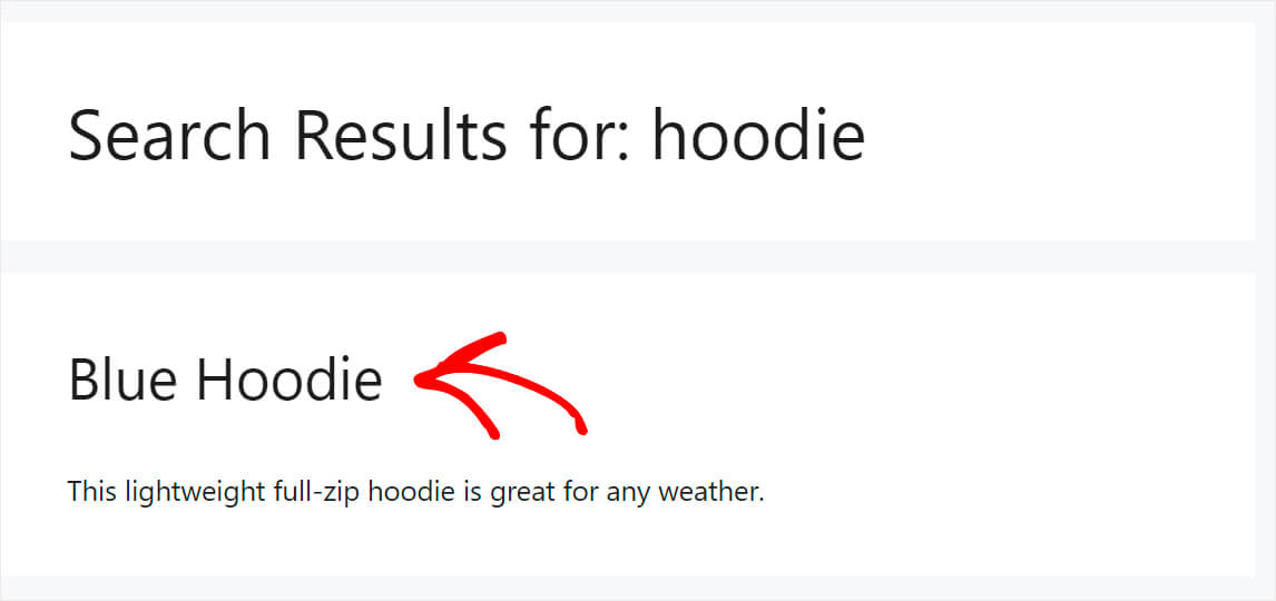 we found the product