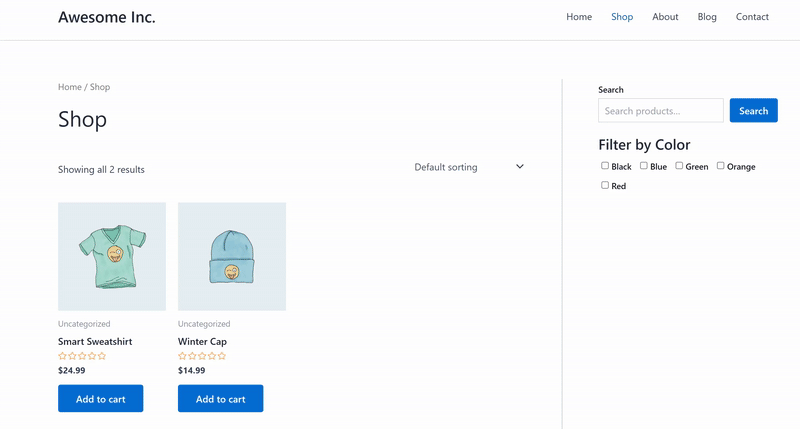 WooCommerce product attribute filter - SearchWP WooCommerce product attribute filter