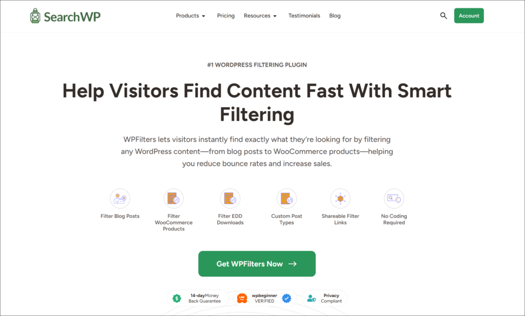 WPFilters - Best WordPress Filtering Plugin