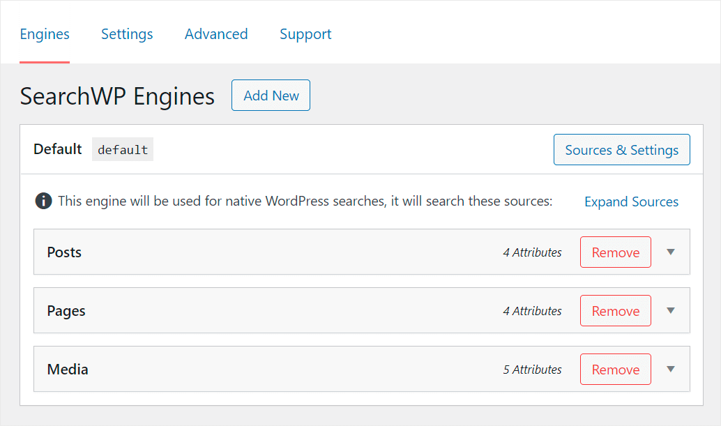 your search engines